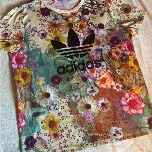 Adidas Floral Burst T-Shirt - Multicolor